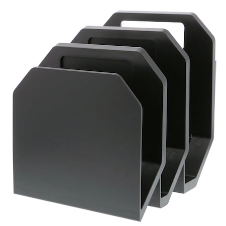 Bostitch Black, Plastic, 7.25 W, 9.25 H, 4 D KT-3FOLDER-BLK